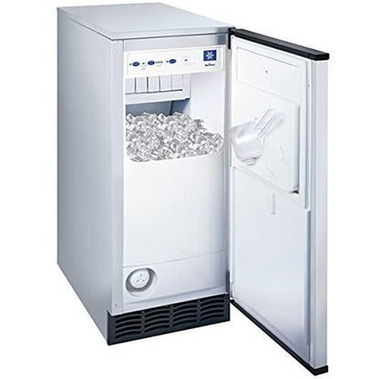 Manitowoc SM-50A 14 3/4" Air Cooled Undercounter Gourmet Cube Ice Machine with 25 lb. Bin - 53 lb. - CookCave