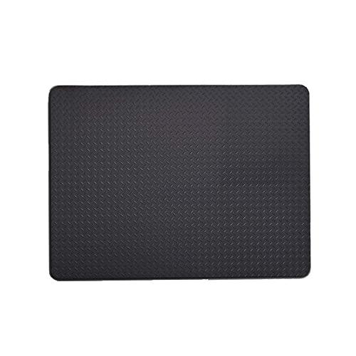 RESILIA - Large Under Grill Mat - Black Diamond Plate, 36 x 48 inches, for Outdoor Use - CookCave
