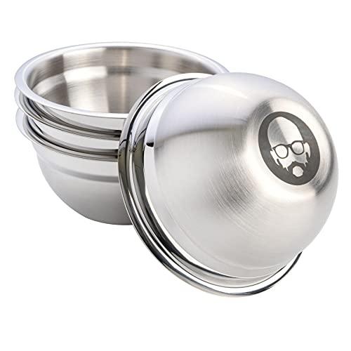 Babish Stainless Steel Mixing Bowl Set, 4-Piece Mini - CookCave