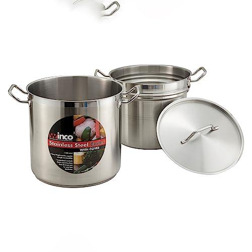 Winware Stainless DoubleBoiler, 12 Quart, stainless steel - CookCave