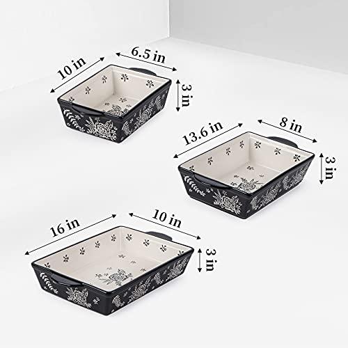 Wisenvoy Casserole Dishes For Oven Baking Dish Ceramic Casserole Dish Lasagna Pan Baking Dishes For Oven Baking Dish Set - CookCave