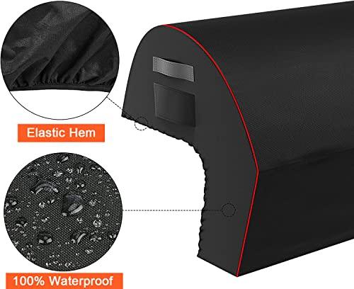 QuliMetal 30 Inch Built–in Grill Cover for Bull Gas Grills - Outdoor Products BBQ Grill Top Cover Replace for Bull 45005 Grill Head Cover with Elastic Hem, Waterproof & Windproof, 600D - CookCave
