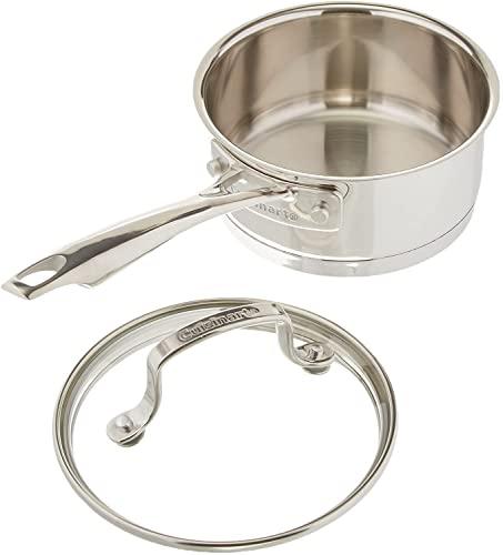 Cuisinart 8919-14 Professional Series 1-Quart Saucepan with Cover, Stainless Steel, Mirror Finish - CookCave