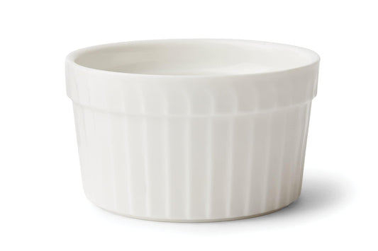 Fox Run Ramekin, White Stoneware, 2.5 Ounce - CookCave