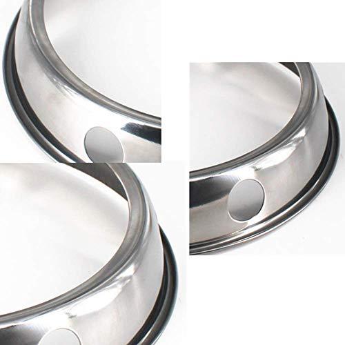 Ycanware Wok Ring is Suitable for All Woks, Steel Wok Rack 7¾-Inch and 9¾-Inch Reversible Size(2 Pack) - CookCave