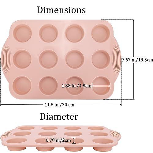 Baocuan 12 Cups Silicone Mini Muffin Pan-3 Pack Nonstick Food Grade & BPA Free Silicone Muffin Pan For Baking cupcake Mini Muffin and More - CookCave