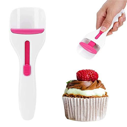 Cake Batter Distribution Scoop, Kitchen flour paste Dispenser scoop DIY cupcake batter scoop, One-Touch Sliding Button Dispenses Batter, Home Batter Dispenser baking tool, Dishwasher-Safe & BPA-Free - CookCave