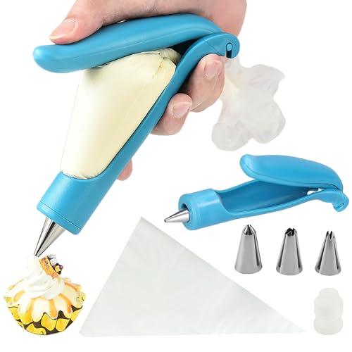 Suuker Cake Decorating Pen Tool Kit, Icing Piping Kit Cake Deco Tools Kit with Icing Pen, Piping Tips, Pastry Bags for Cake Writing Icing - CookCave