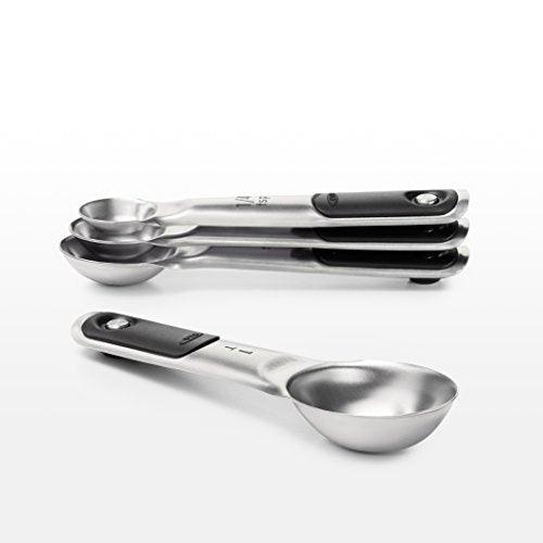 OXO Good Grips Stainless Steel Measuring Cups and Spoons Set, 2.9, 8 Piece - CookCave