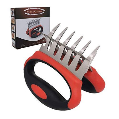 DflowerK Meat Shredding Claws Stainless Steel Shredder Claws BBQ Meat Forks, Perfect for Shredding Handing Pulling Pork Chicken Beef Turkey - CookCave