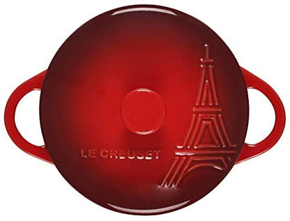 Eiffel Tower Stoneware Mini Cocotte - Cerise - CookCave