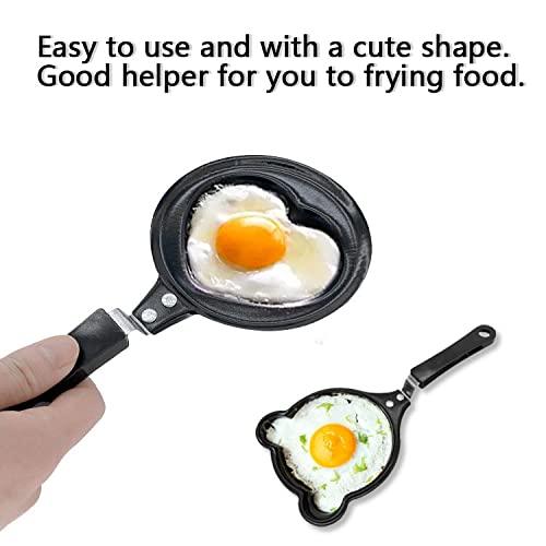 Setaria Viridis Mini Pancakes Maker Egg Frying Pan Pancake Pan Maker Cute Nonstick Cooking Cookware Mini Cartoon Saucepan Egg Frying Pan Breakfast Maker Omelette Pan(Bear) (26.5 * 13.5) - CookCave