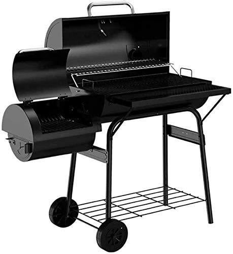 KDKDA Charcoal Grill with Offset Smoker Barbecue Stove for Households More Than 5 People Large Villa Courtyard Outdoor Commercial Indoor Smokeless Charcoal Barbecue Grill - CookCave
