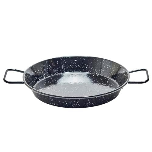 Garcima 8-Inch Enameled Steel Paella Pan, 20cm - CookCave