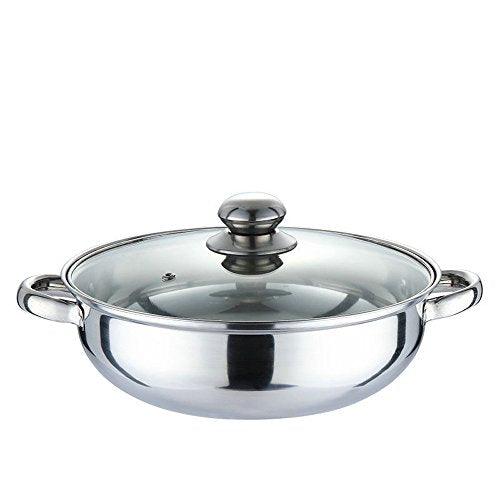 Nadalan Small Stainless Steel Hot Pot Light Cookware Shabu 11in Shabu - CookCave