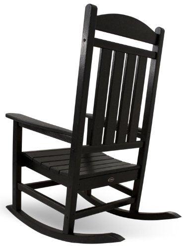 POLYWOOD R100BL Presidential Rocking Chair, Black - CookCave