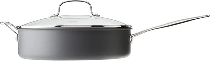 Cuisinart 633-30HP1 Chef's Classic 5.5-Quart Saute Pan Nonstick-Hard-Anodized, Black - CookCave