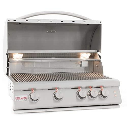 Blaze Marine Grade Stainless Steel Built-in Propane Gas Grill with Lights (BLZ-4LTE2MG-LP), 32-inch - CookCave