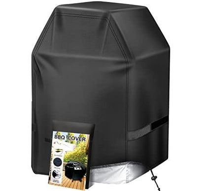 Aoretic Grill Cover 32 inch Gas BBQ-Cover, Fit Most 2 Burner Grill Waterproof Small Barbeque Cover with Velcro Straps & Adjustable Drawstring for Weber,Nexgrill,Char-Broil, Monument,Dyna-Glo,Kenmore - CookCave