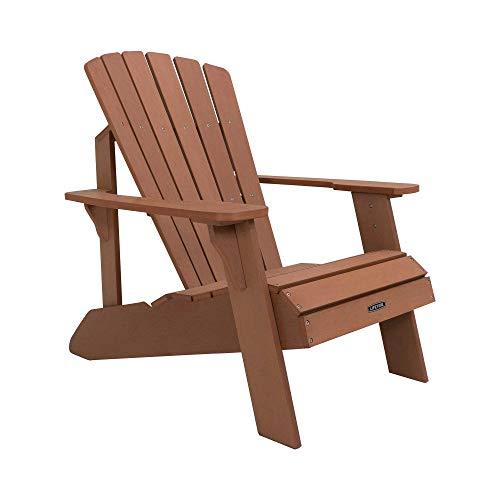 Lifetime 60064 Adirondack Chair, Natural Brown - CookCave