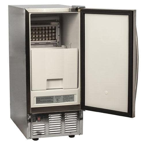 EdgeStar OIM450SS Outdoor Undercounter Clear Ice Maker - Stainless Steel - CookCave