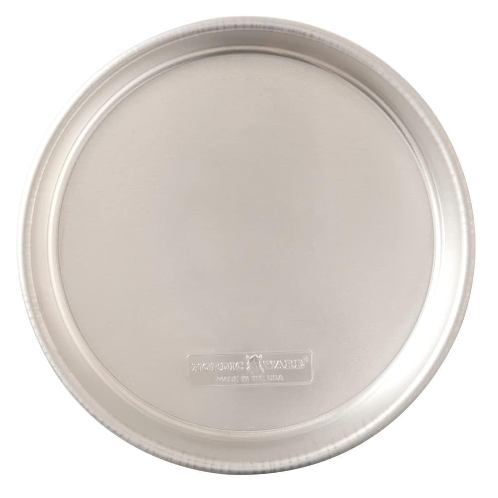 Nordic Ware Natural Aluminum Commercial Round Layer Cake Pan Baking Essentials, 9", Silver - CookCave