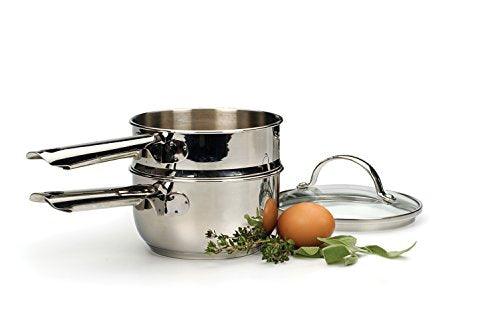 RSVP International 1-quart Induction Double Boiler, 2 Cups, Multi Color - CookCave