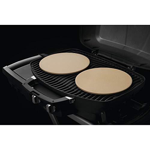 Napoleon Personal Sized Pizza Baking Stone Set - BBQ Grill Accessories, Two 10-inch Personal Pizza Baking Stones, Stone Oven Pizza, Pizzaria Results, Easy To Use, Use In BBQ Grill or Oven - CookCave