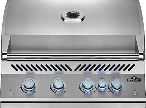 Napoleon BIG32RBNSS Built-in 700 Series BBQ Natural Gas Grill Head 32 Inches, Stainless Steel - CookCave