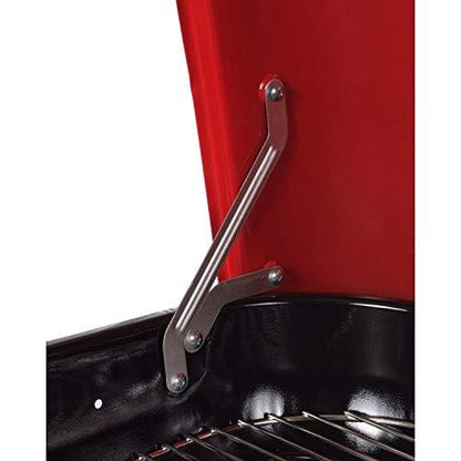 Americana The Swinger with an adjustable six-position cooking grid in red - CookCave