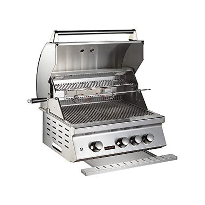 Whistler Built In 3-Burners Natural Gas Grill with Rear Infrared Burner,Lights,Rosisserie Kit,Cover and NG Conversion Kit for Outdoor Kitchen Island - CookCave