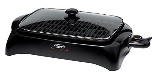 De'Longhi Perfecto Indoor Grill with Lid, Black - CookCave