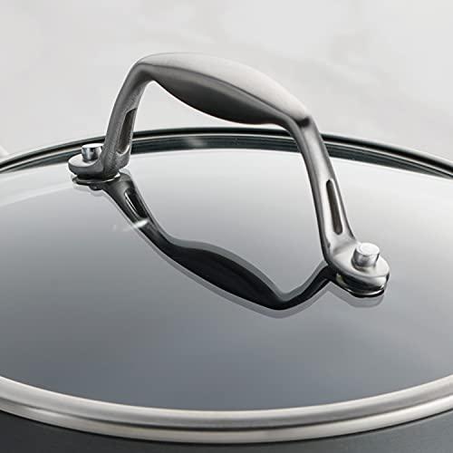 Tramontina Covered Sauce Pan Hard Anodized 4 Qt - CookCave