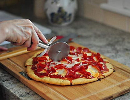 Onlyfire Round Pizza Stone Set for Oven and Grill, Pizza Grilling Tool Kit Including Baking Stone, Pizza Peel, Pizza Shovel and Cutter, Ideal for Baking Crisp Crust Pizza, Bread and More - CookCave