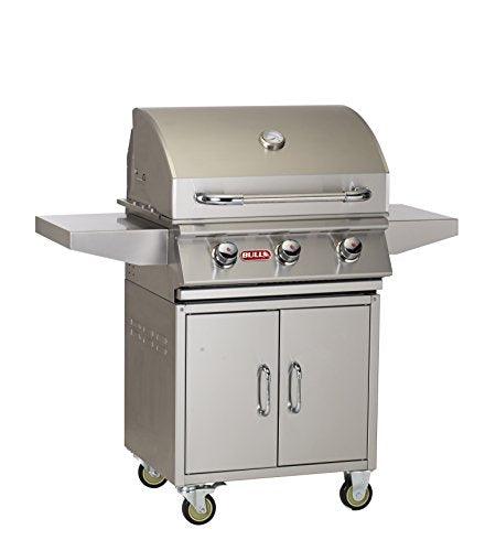 Bull 69101 Steer Cart Propane-Grills, White - CookCave