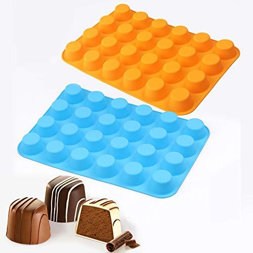 Cozihom Silicone Muffin Pan, Cupcake Pan, 24 Cups, Food Grade Egg Muffin Baking Silicone Molds, Non-stick, 3 Pcs - CookCave