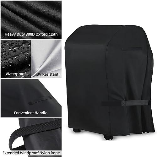IWNTWY Grill Cover, 40-inch Heavy Duty Oxford Outdoor Waterproof Grill Covers, Dust-Proof Windproof UV Resistant BBQ Gas Cover Fit Most Brands Char Broil, Weber, Brinkmann, Holland - CookCave
