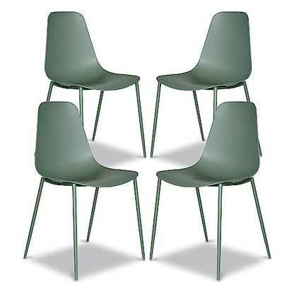 POLY & BARK Isla Chair, Set of 4, Pistachio Green - CookCave