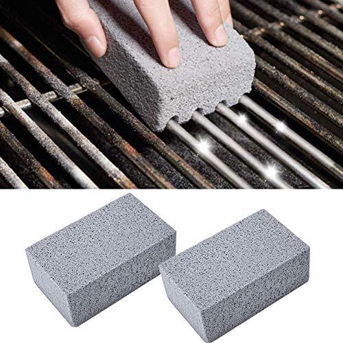 4Pcs BBQ Grill Cleaning Brick Block Barbecue Cleaning Stone BBQ Racks Stains Grease Cleaner BBQ Tools Kitchen Gadgets decorates - CookCave
