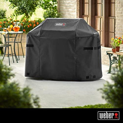 Weber Spirit and Spirit II 300 Series Premium Grill Cover, Heavy Duty and Waterproof, Fits Grill Widths Up To 50 Inches - CookCave