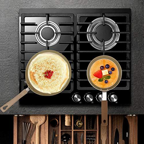 Soldadito Crepes Pancake Pans Nonstick Frying Pan Induction Omelette Skillet Carbon Steel Griddle Flat Pan Crepe Maker with Accessories for Pancakes Burritos Tacos Tortilla Omelette 8In - CookCave