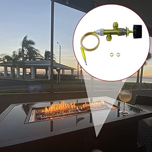 MENSI Low Pressure LPG Propane Gas Fireplace Fire Pit Flame Failure Safety Control Valve Kit - CookCave