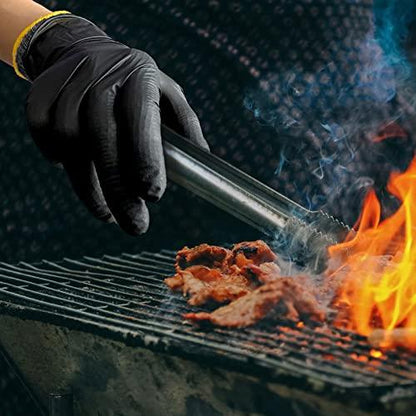 Evridwear Cotton Work Gloves Light-duty String Knit BBQ Glove Liner for Outdoor Cooking, Painting, Gardening Men & Women 10 Pairs (Grey, Large) - CookCave