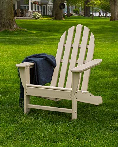 POLYWOOD AD4030BL Classic Outdoor Adirondack Chair, Black - CookCave