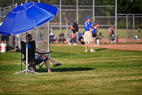 Wondershade 5' Sun Shade Umbrella, Portable Lightweight Adjustable Instant Sun Protection UPF 50+ - Blue - CookCave