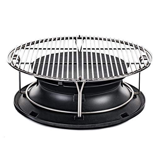 Kamado Joe KJ-Hyper SloRoller Hyperbolic Smoke Chamber Grill Accessory for Classic Joe, Black - CookCave