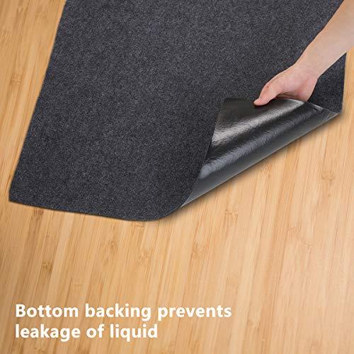 Gas Grill Mat,BBQ Grilling Gear for Gas/Absorbent Grill Pad Lightweight Washable Floor Mat to Protect Decks and Patios from Grease Splatter,Against Damage and Oil Stains(36”×47“) - CookCave