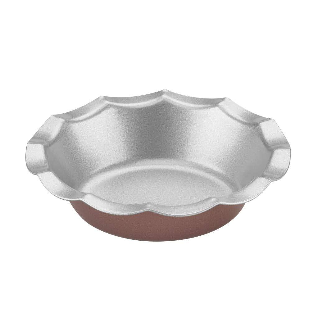Cuisinart CMBM-4FLTBZ Mini Fluted Tartlet Pan Set, 5 Inch, Red/Silver - CookCave