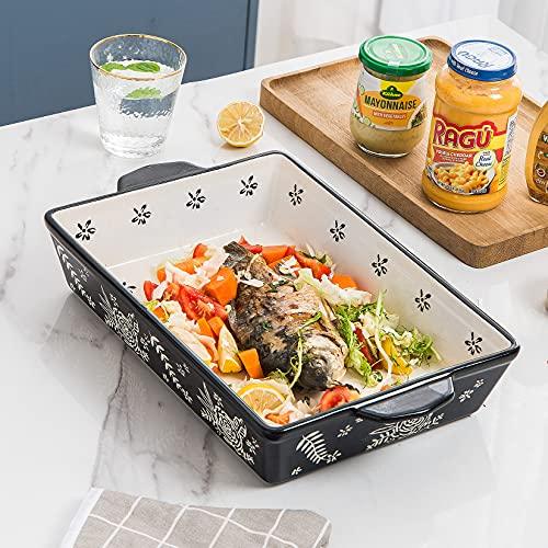 Wisenvoy Casserole Dishes For Oven Baking Dish Ceramic Casserole Dish Lasagna Pan Baking Dishes For Oven Baking Dish Set - CookCave