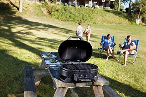 Coleman RoadTrip 225 Portable Tabletop Propane Grill, Gas Grill with 2 Adjustable Burners, Instastart Ignition, & 11,000 BTUs of Power for Camping, Tailgating, Grilling & More - CookCave